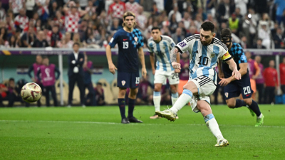 Messi es el máximo goleador de la selección en mundiales