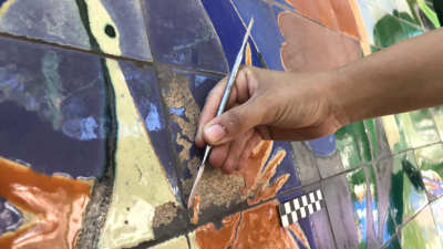 "Intento comprender la búsqueda del artista autor de la obra"