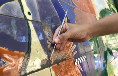 "Intento comprender la búsqueda del artista autor de la obra"