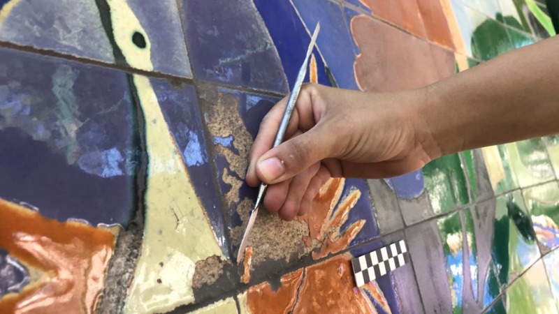 "Intento comprender la búsqueda del artista autor de la obra"