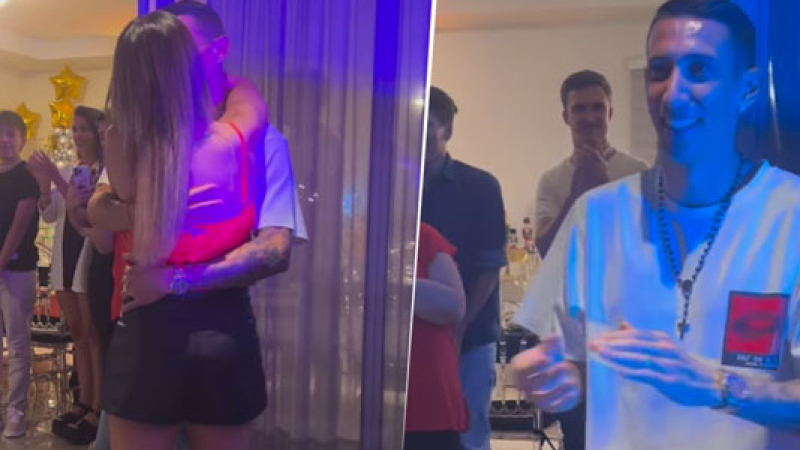 La sorpresa "mundialista" que le hicieron a Di María para Navidad