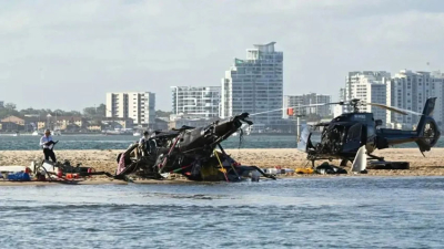 Cuatro muertos al chocar dos helicópteros en Australia