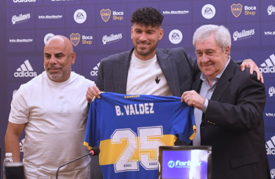 Bruno Valdez promete al hincha de Boca trabajo, respeto y disciplina
