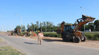 Los trabajos en la colectora de la ruta nacional 16 continuarán toda la semana
