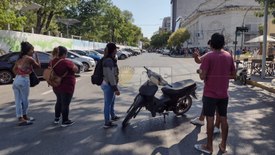 Tensa jornada por cortes en el microcentro de Resistencia