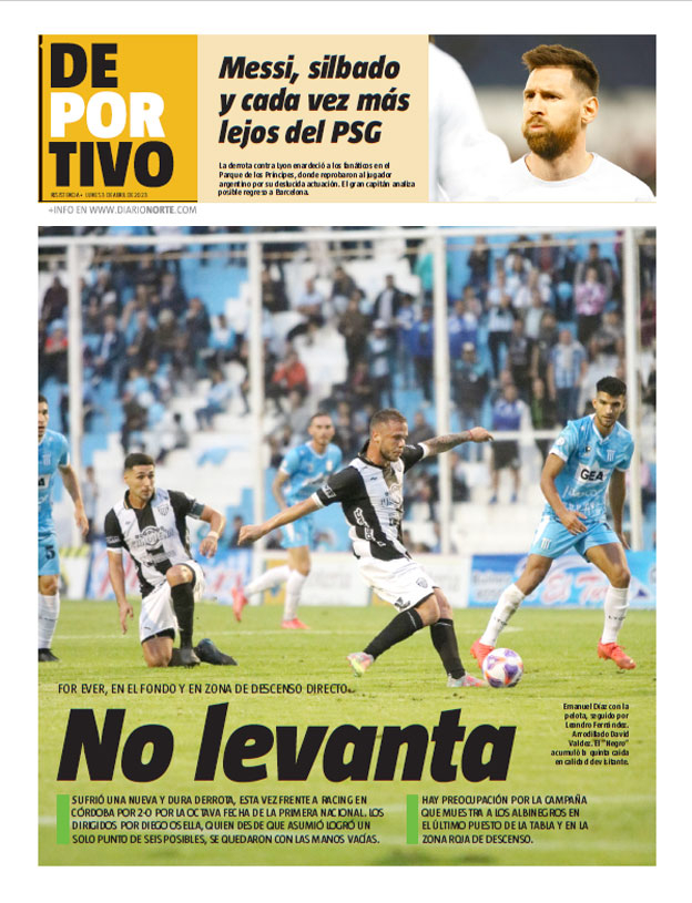 No levanta