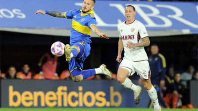 Sobre el final, Boca rescató un punto frente a Lanús