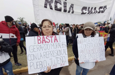 Movilización local por los hechos de violencia en Jujuy