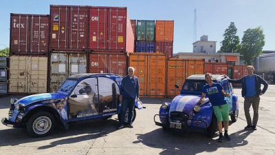 Los argentinos que cruzaron el Sahara en dos Citroën