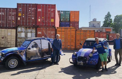 Los argentinos que cruzaron el Sahara en dos Citroën