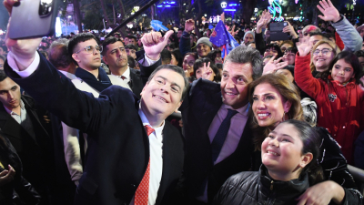 Massa junto al gobernador Zamora en Santiago del Estero