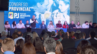 Cuarto intermedio y llamado a la unidad en el Congreso Provincial del PJ en Sáenz Peña