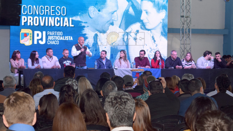 Cuarto intermedio y llamado a la unidad en el Congreso Provincial del PJ en Sáenz Peña