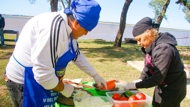 La Isla del Cerrito preparada para el quinto Festival del Chupín y Pescado Frito