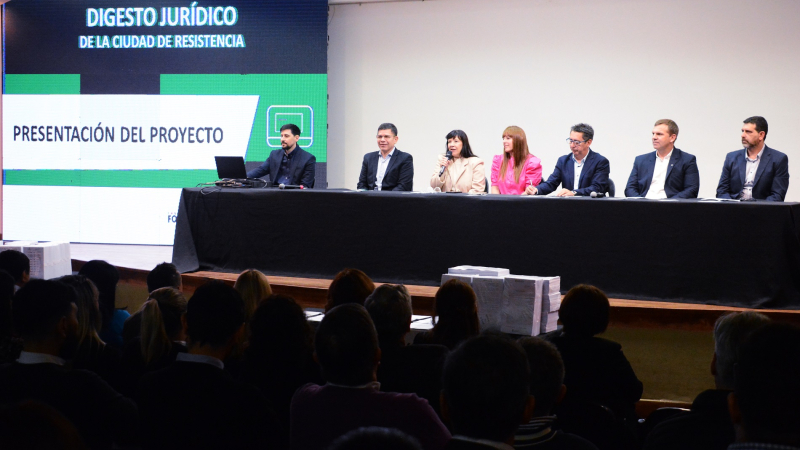Presentaron el proyecto de Digesto Jurídico de la ciudad de Resistencia