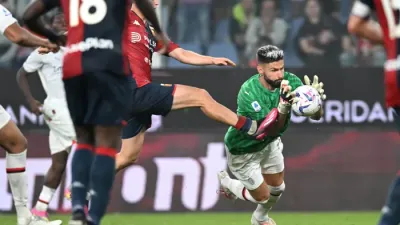 Milan ganó con Giroud en el arco