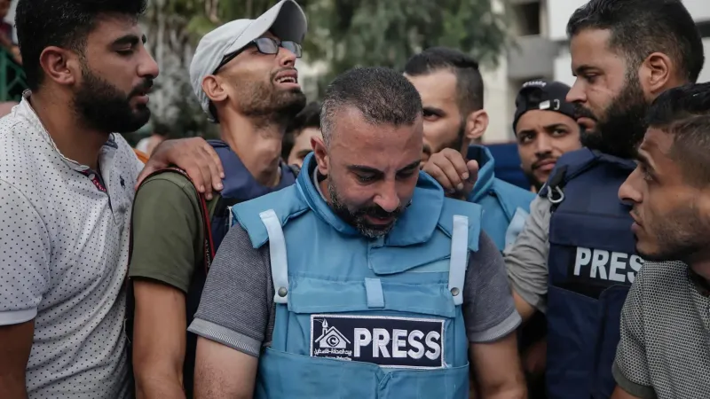 El ejército israelí dice que no puede garantizar la seguridad de los periodistas en Gaza