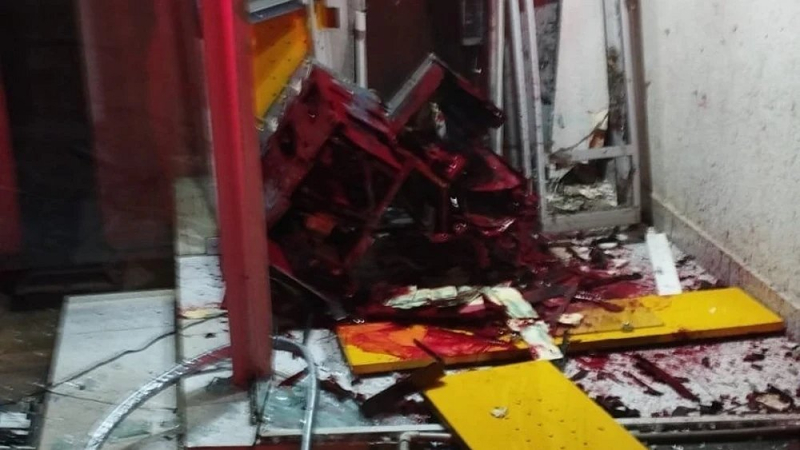 Roban billetes de cajeros estallados sin importar la tinta de seguridad