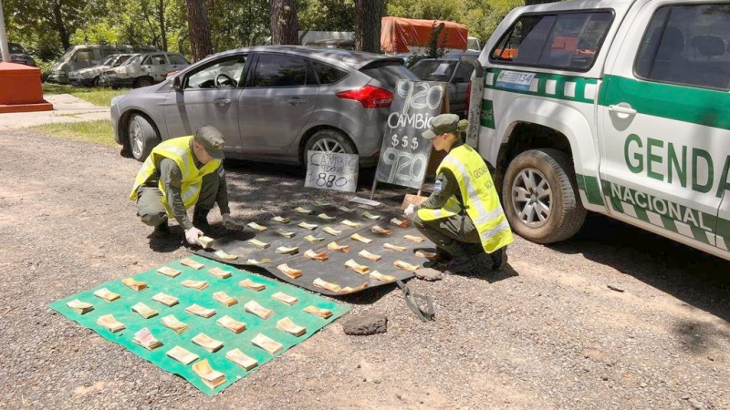 Detectan una "cueva" instalada en plena ruta nacional