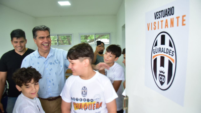 Inauguraron obras en el Club Social y Deportivo Güiraldes