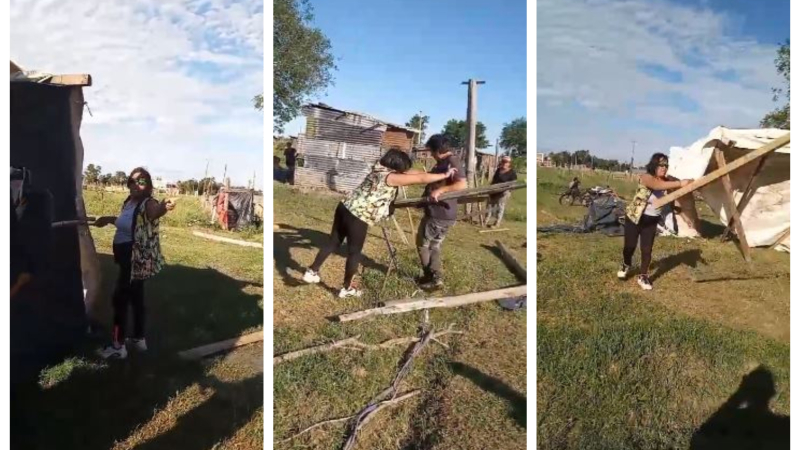 Dirigente dispuso de terrenos y ahora desaloja por "mano propia"