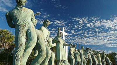 Vigilia en homenaje a los muertos de la Masacre de Margarita Belén