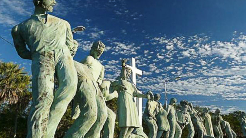 Vigilia en homenaje a los muertos de la Masacre de Margarita Belén
