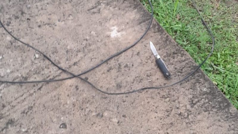 Adolescentes robaban cables pero fueron detenidos