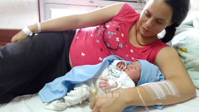 Liam, el primer bebé navideño de Resistencia