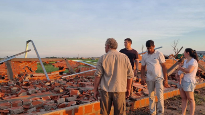 Duro golpe de una línea de tormenta que afectó al sur chaqueño