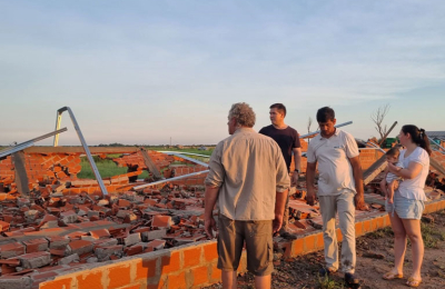 Duro golpe de una línea de tormenta que afectó al sur chaqueño