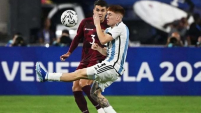 Argentina empató 2-2 con Venezuela en el comienzo de la fase final