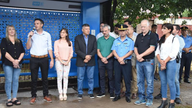 Gobierno habilitó la primera parada segura de colectivos de Fontana