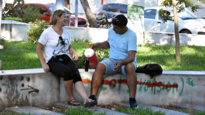 Aferrados al tereré: la térmica en Resistencia llegó a los 48 grados