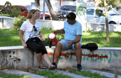 Aferrados al tereré: la térmica en Resistencia llegó a los 48 grados