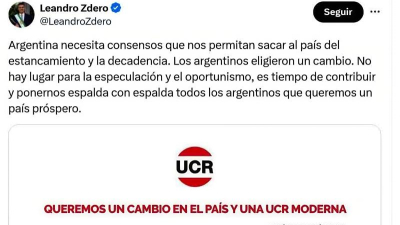 Gobernadores y legisladores de la UCR marcaron diferencias con Lousteau