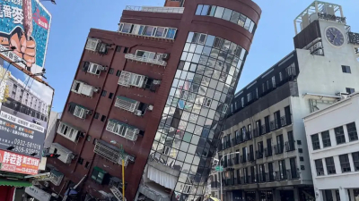 Al menos 9 muertos y edificios colapsados: las imágenes impactantes del terremoto en Taiwán
