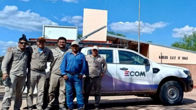 Intenso trabajo de ECOM Chaco en parajes de El Impenetrable