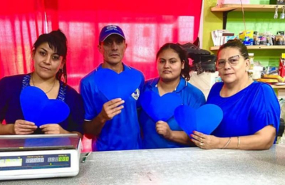 Las Breñas: caminata azul para visibilizar la condición autista