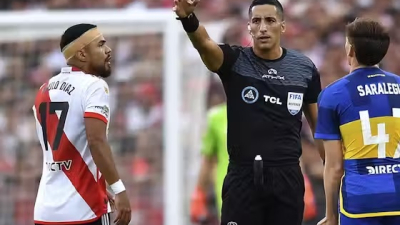 La AFA confirmó el árbitro para el Superclásico: Yael Falcón Pérez