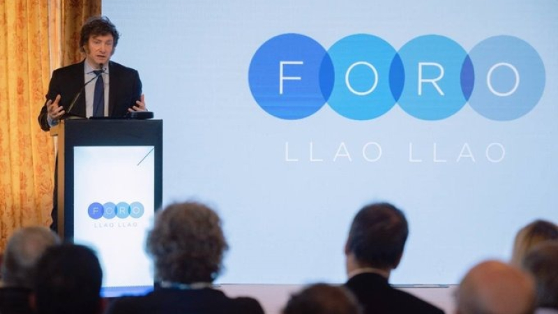 "El que fuga es un héroe", y otras frases de Milei ante empresarios 
