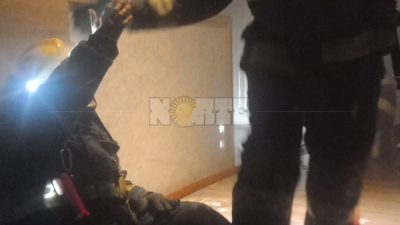 Incendio en el hotel Howard Johnson: evacuaron a todos los huéspedes