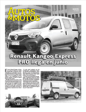 Renault Kangoo Express PRO llega en junio