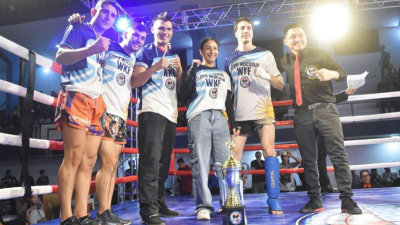 Sáenz Peña vibró con el kick boxing y el regreso de Carlos Salazar