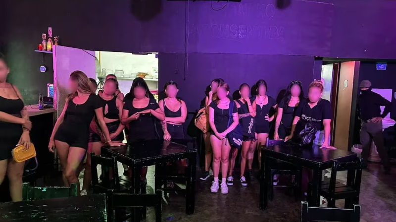 Rescatan a quince jóvenes argentinas que eran explotadas sexualmente en México