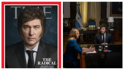 La periodista de Time que entrevistó a Milei dijo que aparecer en esa publicación no implica "respeto internacional"