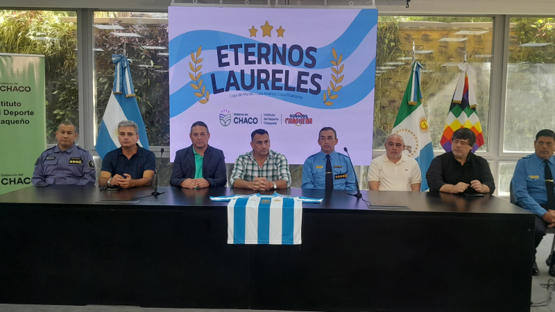 Las copas conseguidas por la Scaloneta llegan a Resistencia