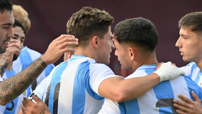 Con goles de Giuliano Simeone, la Selección Sub 23 derrotó 2-0 a Paraguay