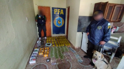 La PFA desarticuló una organización narco familiar cuyo jefe está preso en Sáenz Peña