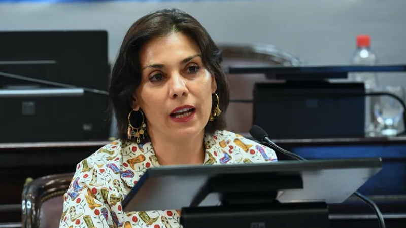 La senadora denunciada por canjear su voto por una embajada se fue a México
